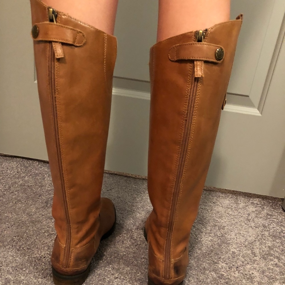 Sam Edelman leather penny boots